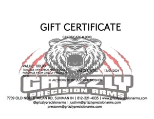 GPA Gift Certificate 100.00